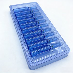 Ampoule Blister Tray 2ml Medical Ampoule Plastic Tray Custom PET Ampoule Tray