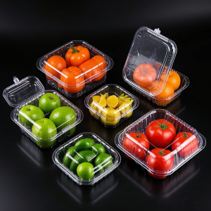 Fruit & vegetable blister tray、Disposable produce packaging tray、Eco-friendly vegetable blister pack