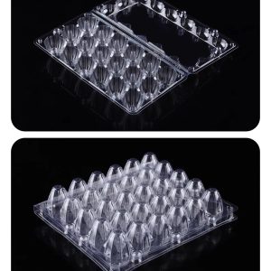 Egg packaging trays